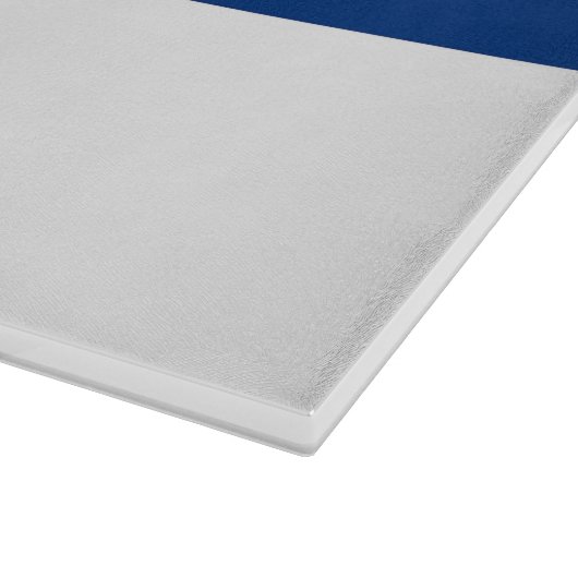 Planche À Découper Panneau de découpe en verre avec Drapeau de Finlan (Coin)