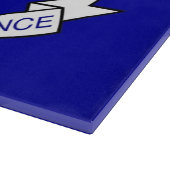 Planche À Découper Panneau de découpe en verre avec Drapeau de Louisi (Coin)