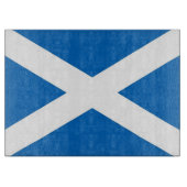Planche À Découper Panneau de découpe en verre avec Drapeau d'Ecosse (Devant)