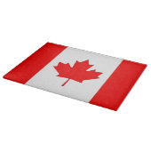 Planche À Découper Panneau de découpe en verre avec Drapeau du Canada (Coin)