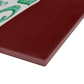 Planche À Découper Panneau de découpe en verre blanc mojo (Coin)