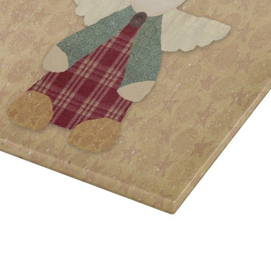 Planche À Découper Panneau de découpe en verre d'ange primitif (Coin)