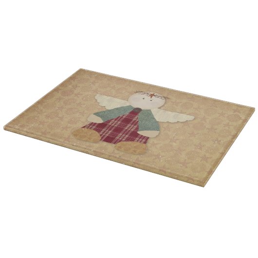 Planche À Découper Panneau de découpe en verre d'ange primitif (Coin)