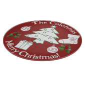 Planche À Découper Panneau de découpe en verre d'arbre de Noël (Coin)