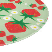 Planche À Découper Panneau de découpe en verre de fraise (Coin)