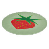 Planche À Découper Panneau de découpe en verre de fraise (Coin)