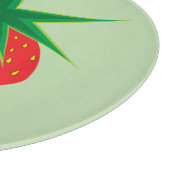 Planche À Découper Panneau de découpe en verre de fraise (Coin)