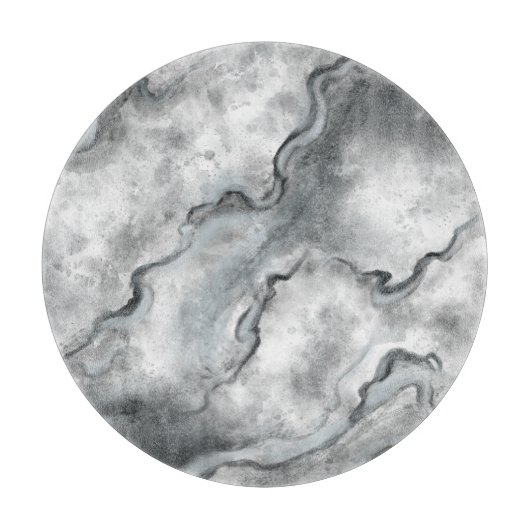 Planche À Découper Panneau de découpe en verre de marbre (Devant)