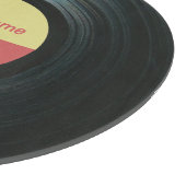 Planche À Découper Panneau de découpe en verre de vinyle noir (Coin)