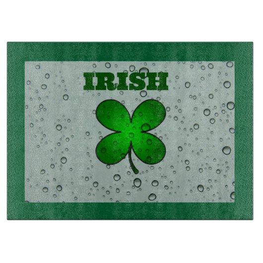 Planche À Découper Panneau de découpe en verre flottant irlandais (Devant)