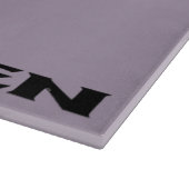 Planche À Découper Panneau de découpe en verre gris noir zen (Coin)