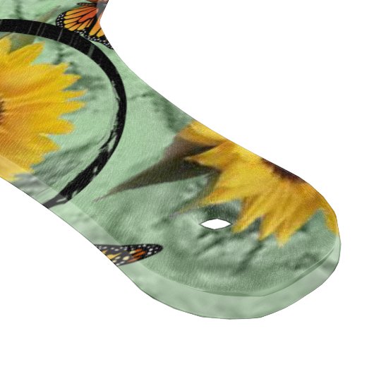 Planche À Découper Panneau de découpe en verre Papillon de tournesol (Coin)