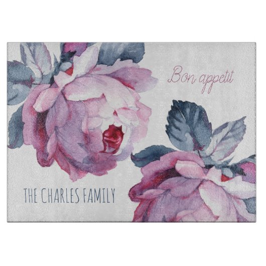 Planche À Découper Panneau de découpe en verre personnalisé Ajouter v (Devant)