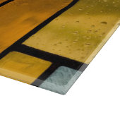 Planche À Découper Panneau de découpe en verre teint personnalisé (Coin)