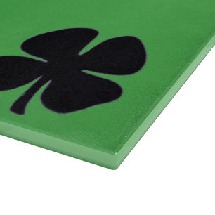 Planche À Découper Panneau de découpe en verre vert Black Clover