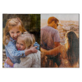 Planche À Découper Panneau de découpe en verre Vos 2 Photos Arête Imp (Devant)