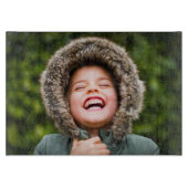 Planche À Découper Panneau de découpe en verre Votre arête photo Impr (Devant)