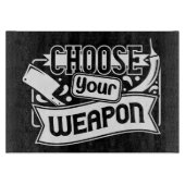 Planche À Découper Panneau décoratif de coupe en verre 15"x11" (Devant)