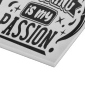 Planche À Découper Panneau décoratif de coupe en verre 15"x11" (Coin)