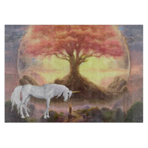 Planche À Découper Panneau décoratif de coupe en verre 15"x11"