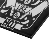 Planche À Découper Panneau décoratif de coupe en verre 15"x11" (Coin)