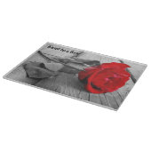 Planche À Découper Panneau décoratif de coupe en verre 15"x11" (Coin)