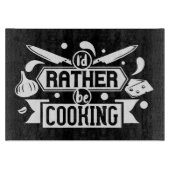 Planche À Découper Panneau décoratif de coupe en verre 15"x11" (Devant)