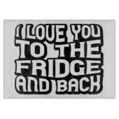 Planche À Découper Panneau décoratif de coupe en verre 15"x11" (Devant)