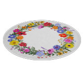 Planche À Découper Panneau Décoratif fleur sauvage 12" (Coin)