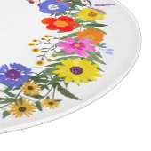 Planche À Découper Panneau Décoratif fleur sauvage 12" (Coin)