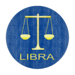 Planche À Découper Panneau étoile Balance dorée de Libra