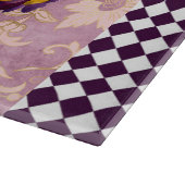 Planche À Découper Panneau Fleur Jardin Arlequin vintage (Coin)