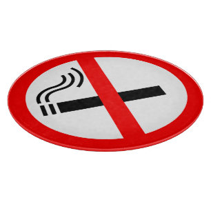 Planche À Découper Panneau interdit de fumer - Signalisation Royaume-