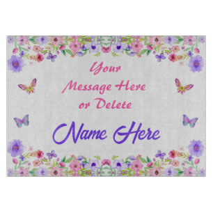 Planche À Découper Panneaux de coupe en verre personnalisées pour mam