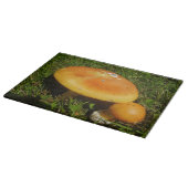 Planche À Découper Panneaux de verre de champignons Amanita Caesarea (Coin)
