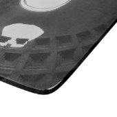 Planche À Découper Panthéon Crâne clair Rome Italie Noir et Blanc (Coin)