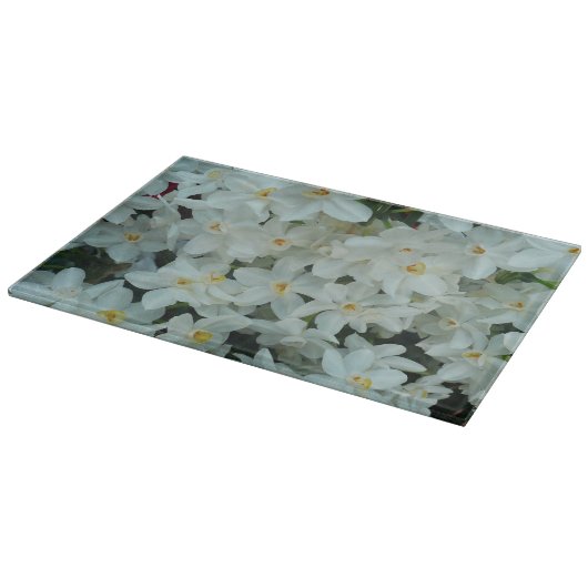 Planche À Découper Paperwhite Narcissus Fleurs blanches délicates (Coin)