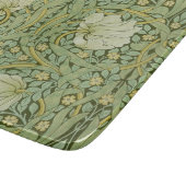 Planche À Découper Papier peint floral bleu Pimpernel de William Morr (Coin)