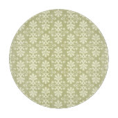 Planche À Découper Papier peint floral de damassé (Devant)