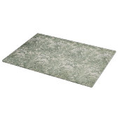 Planche À Découper Papier peint tulipe classique vert de William Morr (Coin)
