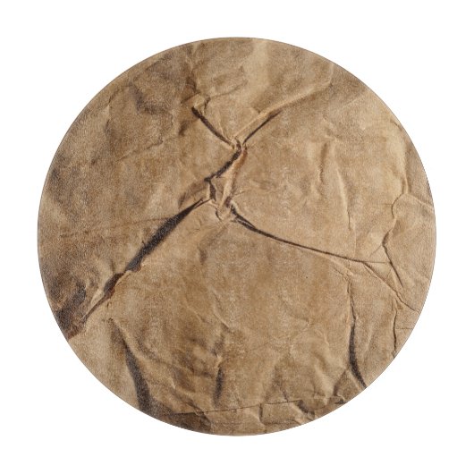 Planche À Découper Papier Recyclé : Texture écologique. (Devant)