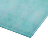Planche À Découper Papier turquoise bleu-clair d'aquarelle d'Aqua (Coin)