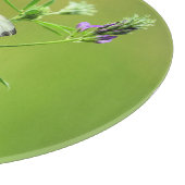 Planche À Découper Papillon Blanc à Veines Vertes (Coin)