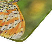Planche À Découper Papillon blanc et orange du Fritillaire tacheté (Coin)