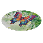 Planche À Découper Papillon Bleu Orange ailes (Coin)