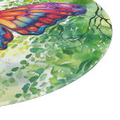 Planche À Découper Papillon Bleu Orange ailes (Coin)