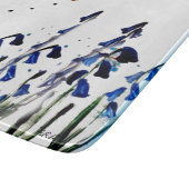Planche À Découper Papillon bleu printemps Floral (Coin)