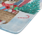 Planche À Découper Papillon Chien dans la neige Maison de Chien de No (Coin)