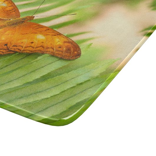 Planche À Découper Papillon de croiseur orange (Coin)