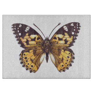 Planche À Découper Papillon de femme peint